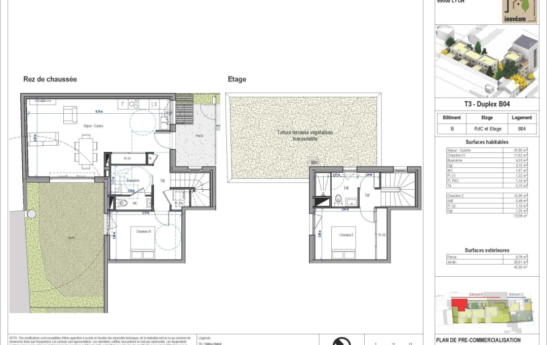 FRANCHEVILLE IMMOBILIER : Maison / Villa | LYON (69008) | 97 m2 | 645 000 € 