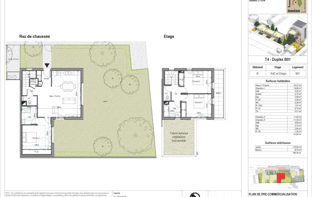 FRANCHEVILLE IMMOBILIER : House | LYON (69008) | 91 m2 | 497 000 &euro; 